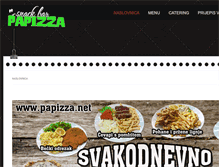 Tablet Screenshot of papizza.net